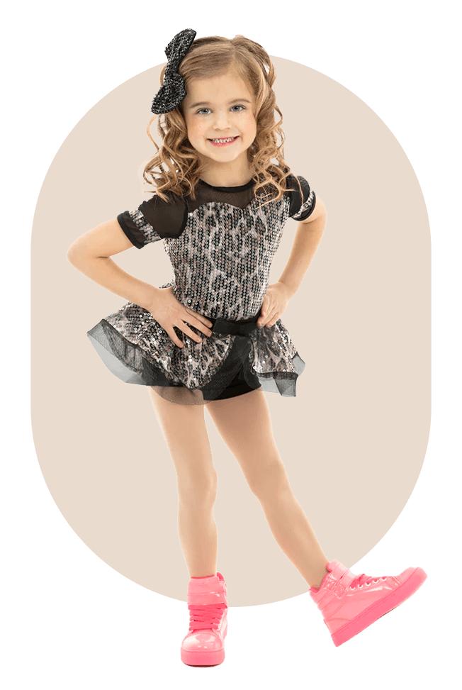 Young dancers in costume